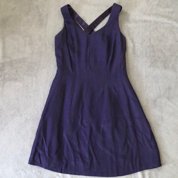 CDC Petites Caren Desiree Company Vintage Purple Dress - Picture 1 of 10